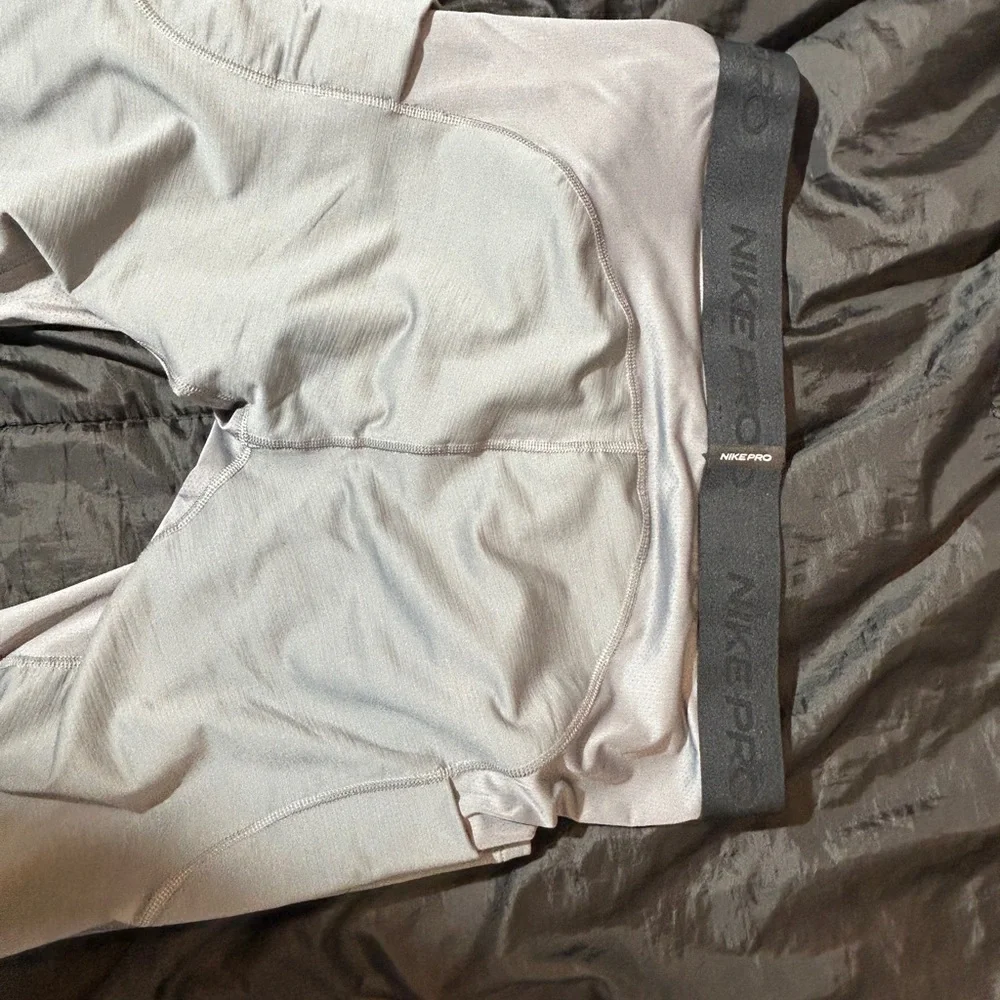 NWOT Nike Pro Dri-FIT Compression Tights Gray Training Leggings Mens XXL - Picture 7 of 11